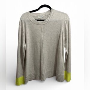 KINROSS cashmere sweater with neon details